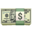 Dollar note emoji U+1F4B5
