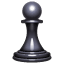 Chess piece emoji U+265F