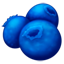 Blueberries smiley U+1FAD0