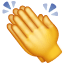 Clapping hands Emoji U+1F44F