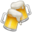 Beer mugs emoji U+1F37B