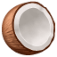 Coconut emoji U+1F965
