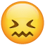 Emoji is dismayed Whatsapp U+1F616
