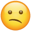 Emoji is puzzled U+1F615