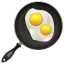 Fried egg emoji U+1F373