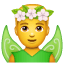 Fairy emoji U+1F9DA