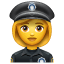 Police woman smiley U+1F46E U+2640