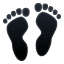 Footprints Emoji U+1F463
