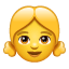 Girl emoji U+1F467
