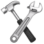 Hammer wrench U+1F6E0 ️U+FE0F