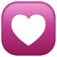 Decorative heart emoji Whatsapp U+1F49F