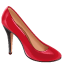 Red high heels smiley U+1F460