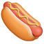 Hot dog Whatsapp U+1F32D