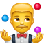 Juggler emoji U+1F939