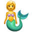 Mermaid emoji U+1F9DC