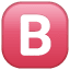 Button B symbol U+1F171