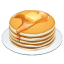 Pancake smiley U+1F95E