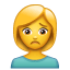 Frowning person Emoji U+1F64D