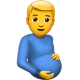 Pregnant man Emoji U+1FAC3
