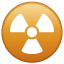 Symbol radioactive U+2622