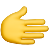 Hand to the right Emoji U+1FAF1