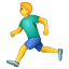 Running man emoji U+1F3C3