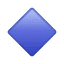 Blue diamond emoji U+1F539