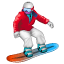 Snowboarder emoji U+1F3C2