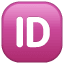 ID symbol Whatsapp U+1F194