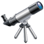 Telescope emoji U+1F52D