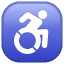 Wheelchair Whatsapp U+267F