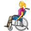 Woman wheelchair Whatsapp U+1F469 U+1F9BD
