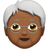 older person: medium-dark skin tone