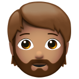 person: medium skin tone, beard