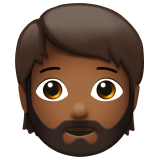 person: medium-dark skin tone, beard