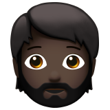 person: dark skin tone, beard