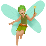 fairy: medium-light skin tone