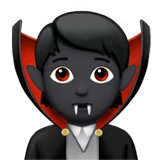 vampire: dark skin tone