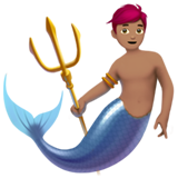 merman: medium skin tone