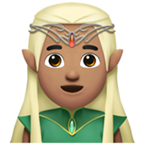 man elf: medium skin tone