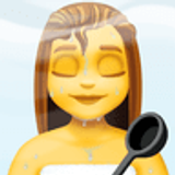 Woman in steamy room - Facebook