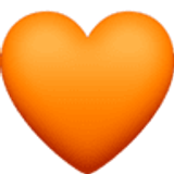 Orange heart - Facebook