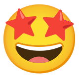 Star-struck - Noto Color Emoji