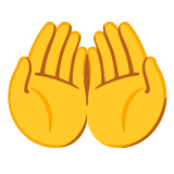 Palms up together - Noto Color Emoji