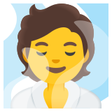 Person in steamy room - Noto Color Emoji