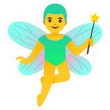 Man fairy - Noto Color Emoji