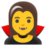 Woman vampire - Noto Color Emoji
