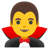 Man vampire - Noto Color Emoji
