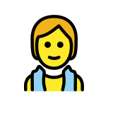 Person in steamy room - OpenMoji