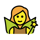 Woman fairy - OpenMoji